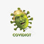 Trump COVIDIOT (White)