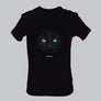 Black Cat Blue Eyes T-shirt