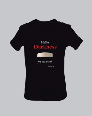Hello Darkness Alcohol Booze Pint Simon T-shirt