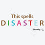 Spells Disaster Text (Multi)