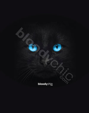Cat Blue Eyes (Black)