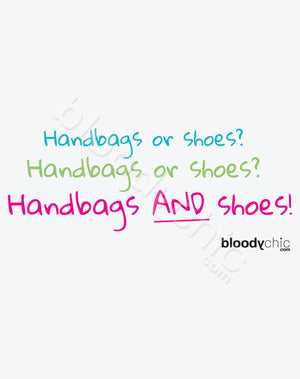 Handbags & Shoes (White)