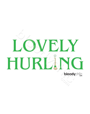 Lovely Hurl Text (White)