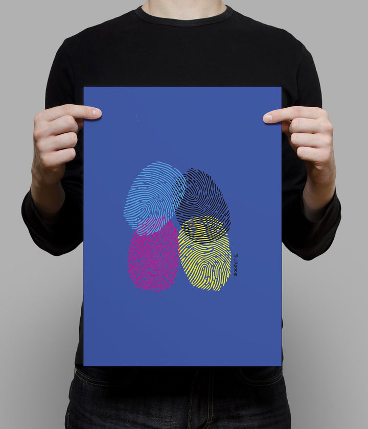 CMYK Fingerprints (A3)